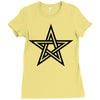 pentagram 2 Ladies Fitted T-Shirt