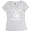 you have died of dysentery Women's Triblend Scoop T-shirt