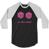 all natural 20 breasts dice 3/4 Sleeve Shirt