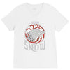 snow V-Neck Tee
