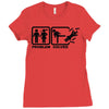 problem solved Ladies Fitted T-Shirt