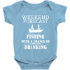 fishing funny Baby Bodysuit