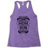 Super Cool Mom Of A Freaking Awesome Son Racerback Tank