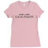funny t shirt dear lord if you can't make me skinny Ladies Fitted T-Shirt