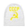 cccp hammer &amp; sickle  soviet union communist communism russia red star Baby Beanies