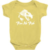 fear no fish Baby Onesie