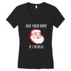 ask your mom if i'm real Women's V-Neck T-Shirt