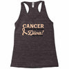 Cancer Picked The Wrong Diva Racerback Tank