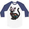 loco coco skul cat 3/4 Sleeve Shirt
