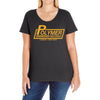polymer records, ideal gift or birthday present funny Ladies Curvy T-Shirt
