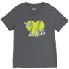 my heart is on that field V-Neck Tee