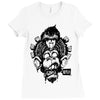 monkey brain out Ladies Fitted T-Shirt