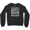 microwave hacker Crewneck Sweatshirt