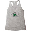 my bass look fat Racerback Tank