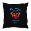 red nosed bear Throw Pillow