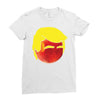 Peach Trump T-Shirt Ladies Fitted T-Shirt