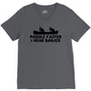 paddle faster i hear banjos V-Neck Tee
