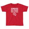 Zombies Eat Brains Dont Worry You Are Safe Toddler T-shirt