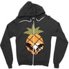 Tropical Pineapple Zipper Hoodie