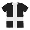 wasted youth inverted cross indie geek swag funny All Over Women's T-shirt