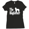 the dogfather labradoodle white Ladies Fitted T-Shirt