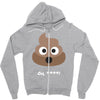 cute poo Zipper Hoodie