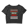 Santa Only Comes Once A Year Grandad Is Always Here To Cheer Crop Top