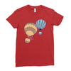 hot bear balloon Ladies Fitted T-Shirt