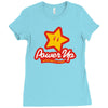power up Ladies Fitted T-Shirt