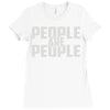 people are people Ladies Fitted T-Shirt