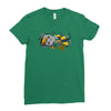 friendly kitty Ladies Fitted T-Shirt