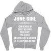 Super June Girl Zipper Hoodie