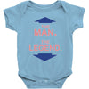 the man   the legend funny Baby Onesie