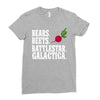 bears beets battlestar galactica Ladies Fitted T-Shirt