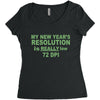 low resolution Women's Triblend Scoop T-shirt