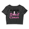 playing for breast cancer Crop Top