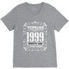 vintage made in 1999 perfectly aged a living legend V-Neck Tee