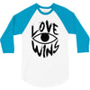 love wins 3/4 Sleeve Shirt