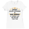 Smart Good Looking Mail Carrier Doesnt Get Better Than This Ladies Fitted T-Shirt