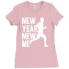 new year, new me running fitness Ladies Fitted T-Shirt