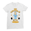 cornholio's gym Ladies Fitted T-Shirt