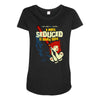 seduced by the dark side Maternity Scoop Neck T-shirt