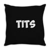 tits Throw Pillow