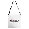 i love being a grandma Adjustable Strap Totes