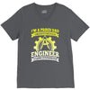 proud engineer dad V-Neck Tee