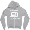 caravan club funny gift Zipper Hoodie