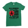 as a scorpio i have 3 sides Ladies Fitted T-Shirt