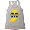 indiana for michigan Racerback Tank