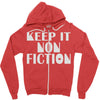 keep it nonfiction Zipper Hoodie