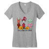 Hallowentown Lock Shock And Barrell Women's V-Neck T-Shirt